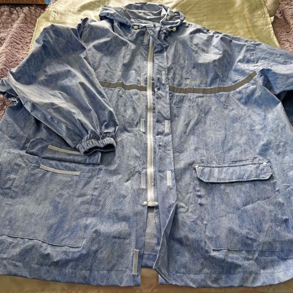 2 PCE RAIN SUIT, COLEMAN, LIGHT BLUE, UNISEX 3XL/4XL, WATERPROOF/ BREATHABLE, - Picture 5 of 16